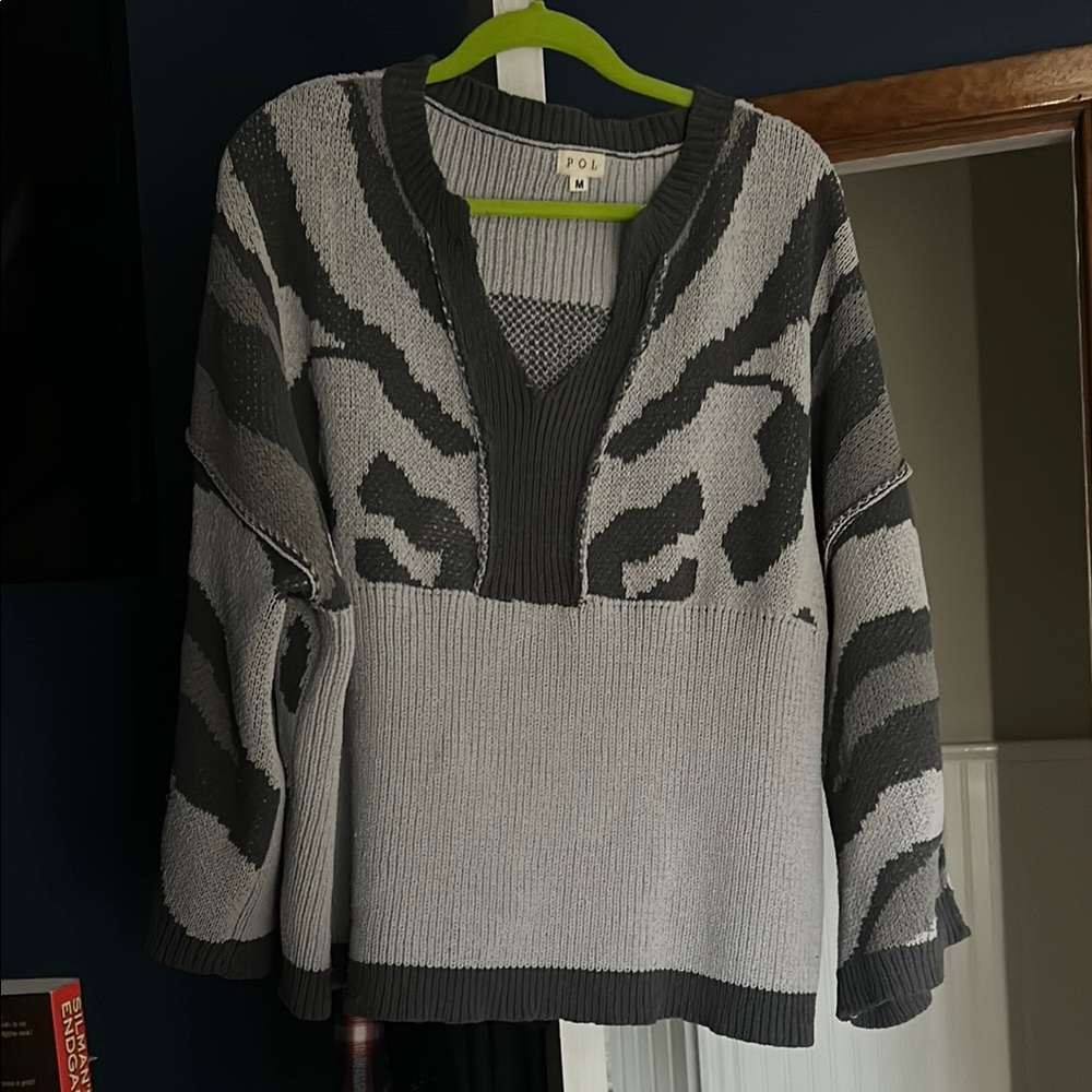 POL Gray Women's Sweater